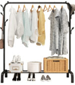 Perchero para ropa simple con gancho